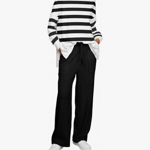 ETCYY NEW Lounge set! Side spilt sweatshirt and wide leg sweat pant!